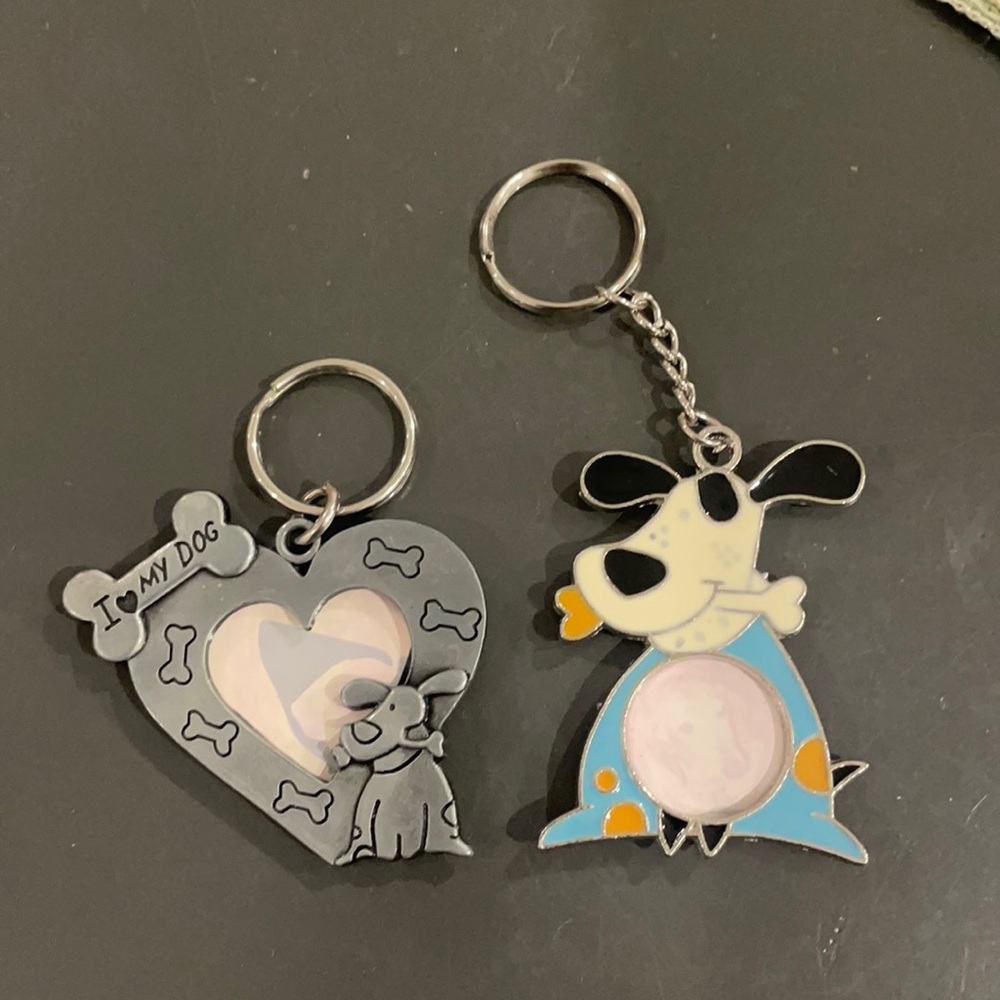 Dog photo keychains!